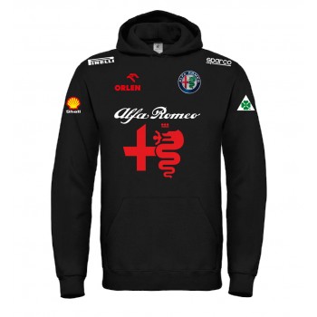 ALFA ROMEO QUADRIFOGLIO LIVREA F1 CORSE MICHELIN REPLICA T-SHIRT HOODIE FELPA CAPPUCCI UOMO DONNA