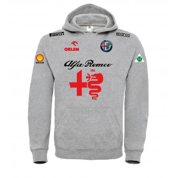 ALFA ROMEO QUADRIFOGLIO LIVREA F1 CORSE MICHELIN REPLICA T-SHIRT HOODIE FELPA CAPPUCCI UOMO DONNA