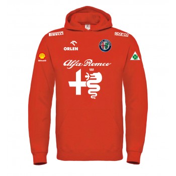 ALFA ROMEO QUADRIFOGLIO LIVREA F1 CORSE MICHELIN REPLICA T-SHIRT HOODIE FELPA CAPPUCCI UOMO DONNA