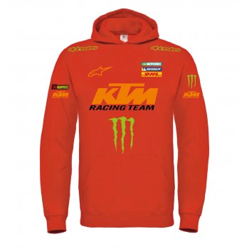 KTM RACING RED BULL MOTOCROSS ENDURO MOTO GP Mostro T-SHIRT HOODIE FELPA CAPPUCCI UOMO DONNA
