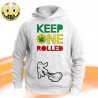 T-SHIRT FELPA  MICKEY MOUSE DISNEY MARIJUANA GARDEN MANI ROLLA CANNABIS FUMO DRUG