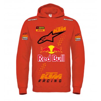 KTM RACING TEAM ENDURO MOTO REDBULL TEAM MOTOCROSS  T-SHIRT HOODIE FELPA CAPPUCCI UOMO DONNA