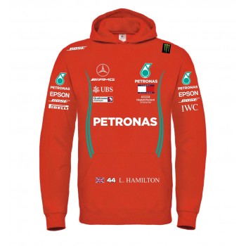 HAMILTON MERCEDES TEAM, F1 GRAN PRIX T-SHIRT HOODIE FELPA CAPPUCCI UOMO DONNA