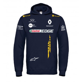 SCUDERIA RENAULT CORSA RALLY F1 FANS CASTROL INFINITI AUTO T-SHIRT HOODIE FELPA CAPPUCCI UOMO DONNA