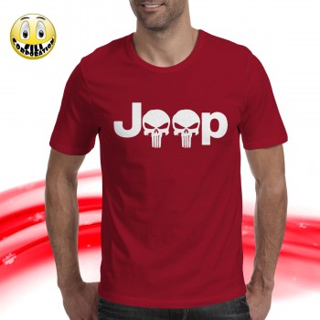T-SHIRT FELPA  JEEP PUNISHER MARVEL TESCHIO SKULL 4X4 OFF ROAD FILM