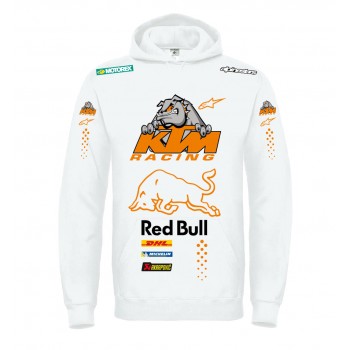 ENDURO KTM RACING RED BULLDOG  T-SHIRT HOODIE FELPA CAPPUCCI UOMO DONNA