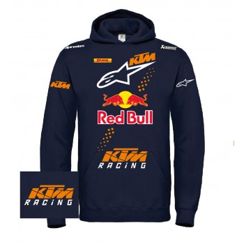RED BUL KTM ENDURO MOTOCROSS T-SHIRT HOODIE FELPA CAPPUCCI UOMO DONNA