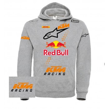 RED BUL KTM ENDURO MOTOCROSS T-SHIRT HOODIE FELPA CAPPUCCI UOMO DONNA