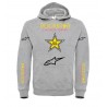 RALLY ROCKSTAR SKATEBOARD TEAM RACING ACTIONSPORT REPLICA T-SHIRT HOODIE FELPA CAPPUCCI UOMO DONNA
