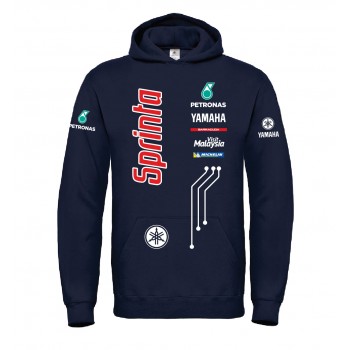 YAMAHA RACING TEAM PETRONAS REPLICA MOTOGP TEAM T-SHIRT HOODIE FELPA CAPPUCCI UOMO DONNA