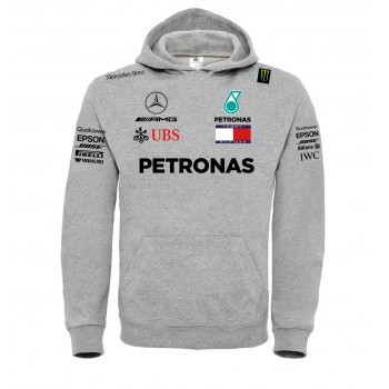 MERCEDES BENZ PETRONAS GRAND PRIX FORMULA 1 HAMILTON BOTTAS REPLICA TEAM T-SHIRT HOODIE FELPA CAPPUCCI UOMO DONNA