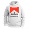 T-SHIRT FELPA MARLBORO ROSSE RED SMOKING KILLS FUMO SIGARETTA UOMO DONNA