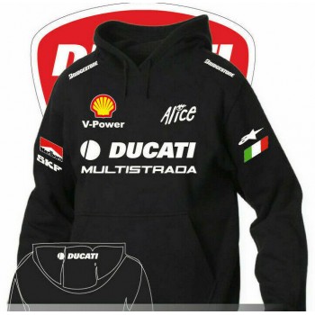 DUCATI MULTISTRADA T-SHIRT HOODIE FELPA CAPPUCCIO UOMO DONNA