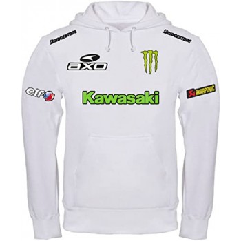 KAWASAKI SPORTIVA MOTO NINJA VERSIS Z VULCAN T-SHIRT HOODIE FELPA CAPPUCCI UOMO DONNA