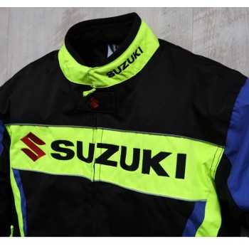 GIUBBOTTO GIACCA GSXR SUZUKI MOTO GP PROTEZIONE BIKER MOTOCICLISMO ESTIVO ANTIVENTO OFF-ROAD