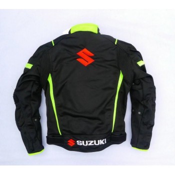 GIUBBOTTO GIACCA GSXR SUZUKI 02 MOTO GP PROTEZIONE BIKER MOTOCICLISMO ESTIVO ANTIVENTO OFF-ROAD