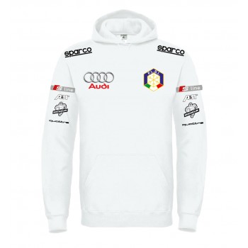 AUDI  S LINE T-SHIRT HOODIE FELPA CAPPUCCIO UOMO DONNA