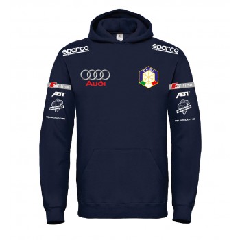 AUDI  S LINE T-SHIRT HOODIE FELPA CAPPUCCIO UOMO DONNA