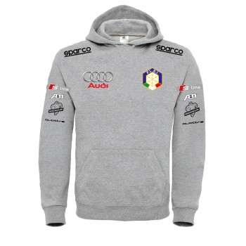 AUDI  S LINE T-SHIRT HOODIE FELPA CAPPUCCIO UOMO DONNA