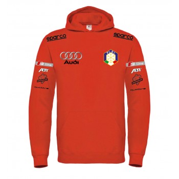 AUDI  S LINE T-SHIRT HOODIE FELPA CAPPUCCIO UOMO DONNA