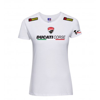 DUCATI CORSE TEAM PERSONALIZZATA SUPERBIKE T-SHIRT HOODIE FELPA CAPPUCCIO UOMO DONNA