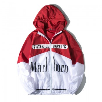 K WAY MARLBORO ROSSA LIGHT JACKET SMOKING KILLS GIACCA LEGGERA FUMO