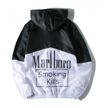 K WAY MARLBORO ROSSA LIGHT JACKET SMOKING KILLS GIACCA LEGGERA FUMO