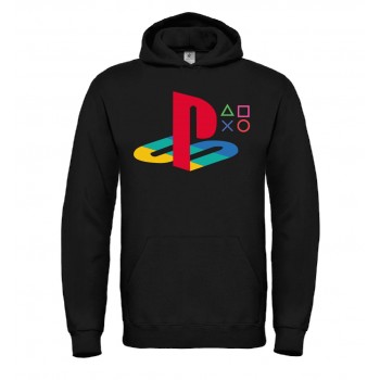 PLAYSTATION SONY GAME CONSOLE GIOCO LOGO T-SHIRT HOODIE FELPA CAPPUCCI UOMO DONNA