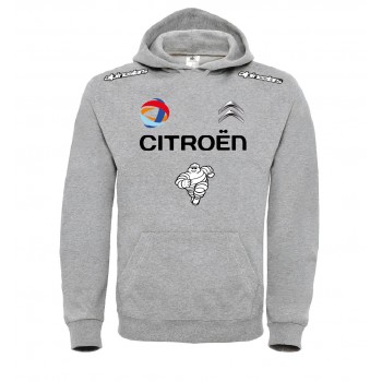 CITROEN MICHELIN CORSA PERSONALIZZATA RACING T-SHIRT HOODIE FELPA CAPPUCCIO UOMO DONNA