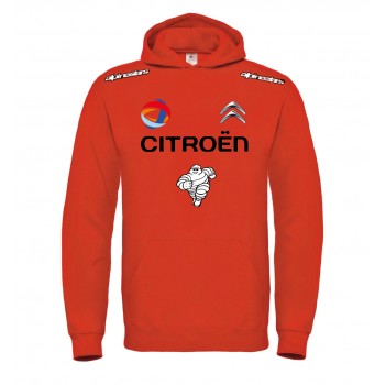 CITROEN MICHELIN CORSA PERSONALIZZATA RACING T-SHIRT HOODIE FELPA CAPPUCCIO UOMO DONNA