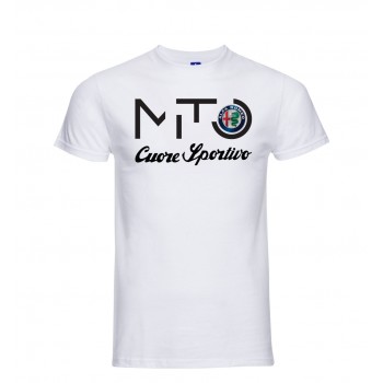 ALFA MITO CUORE RACING T-SHIRT HOODIE FELPA CAPPUCCIO UOMO DONNA