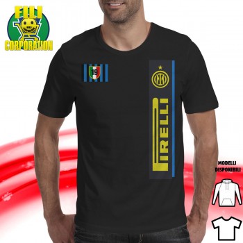 INTER CAMPIONE D'ITALIA 2020 2021 SERIE A TIM NUOVA SCUDETTO EL TORO T-SHIRT HOODIE FELPA CAPPUCCIO UOMO DONNA