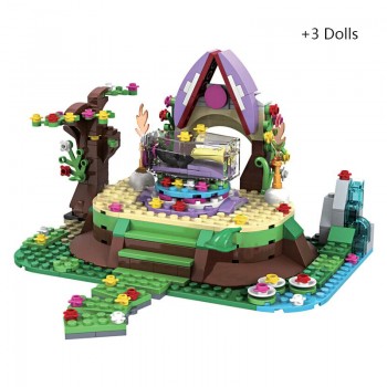 ✅460 PCS + 3 BAMBOLE BIANCANEVE BARA IN CRISTALLO COSTRUZIONI LEGO COMPATIBILE