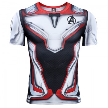 FELPA ZIP T-SHIRT AVENGERS ENDGAME IRON MAN IRONMAN THOR CAPTAIN MARVEL AMERICA