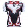 FELPA ZIP T-SHIRT AVENGERS ENDGAME IRON MAN IRONMAN THOR CAPTAIN MARVEL AMERICA