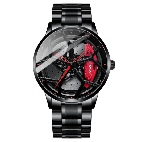 OROLOGIO DA POLSO STILE AUDI  CERCHIO AUTO