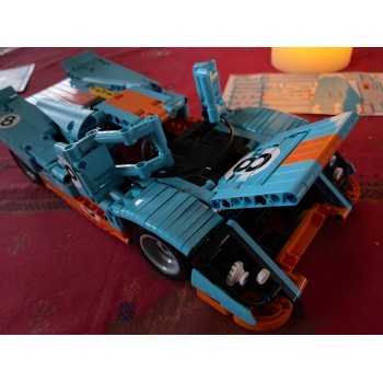 GULF PORSCHE 917 LE MANS - LEGO COMPATIBILE