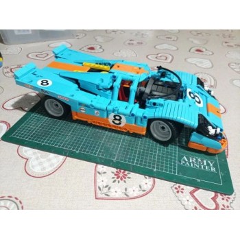 GULF PORSCHE 917 LE MANS - LEGO COMPATIBILE