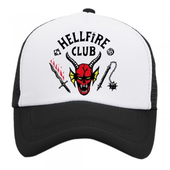CAPPELLO STRANGER THINGS HELLFIRE HAT DUSTIN CLUB BASEBALL CAP TRUCKER