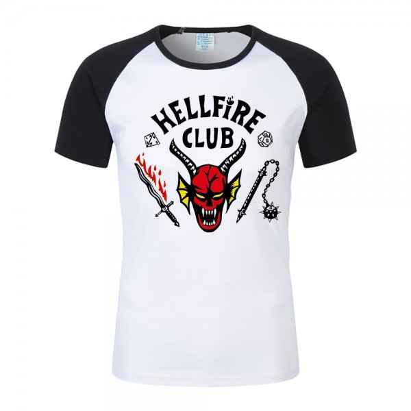 T-SHIRT STRANGER THINGS 4  2022 HELLFIRE CLUB