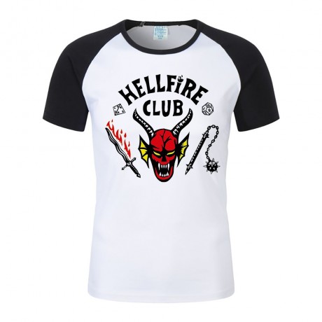 T-SHIRT STRANGER THINGS 4  2022 HELLFIRE CLUB