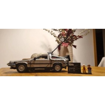 1872 pz 10300 DMC-12 Macchina del tempo Ritorno al Futuro Delorean Creator Expert McFly COSTRUZIONI BLOCK LEGO COMPATIBILE