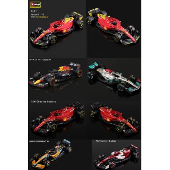 ✅1:43 MODELLINO FORMULA 1 2022 F1 F1-75  MAX  33 LEC 16 RB18 44