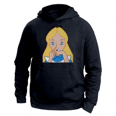 T-SHIRT ALICE IN WONDERLAND COCALAN COCAINA DRUGS MERAVIGLIE FELPA UOMO DONNA