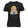 T-SHIRT ALICE IN WONDERLAND COCALAN COCAINA DRUGS MERAVIGLIE FELPA UOMO DONNA