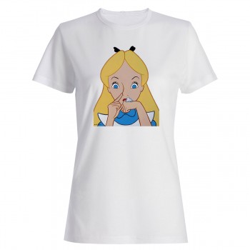 T-SHIRT ALICE IN WONDERLAND COCALAN COCAINA DRUGS MERAVIGLIE FELPA UOMO DONNA