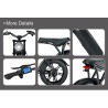BICICLETTA ELETTRICA E-BIKE  V8 bici elettrica 750W motore 48V 15Ah MAX SPEED 50 KM/H  + LUCI