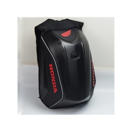 ZAINO LOGO HONDA CBR BORSA RIGIDA A GUSCIO AERODINAMICA DA MOTO