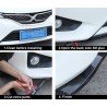 2.5 M UNIVERSALI PROTEZIONE PARAURTI LABBRO SPLITTER FINTA FIBRA DI CARBONIO PVC