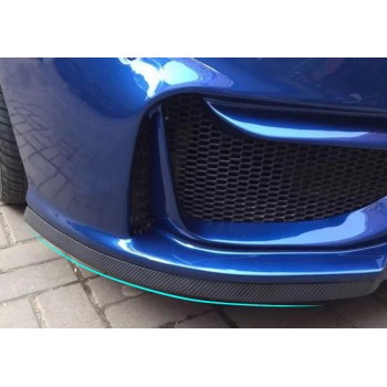 2.5 M UNIVERSALI PROTEZIONE PARAURTI LABBRO SPLITTER FINTA FIBRA DI CARBONIO PVC